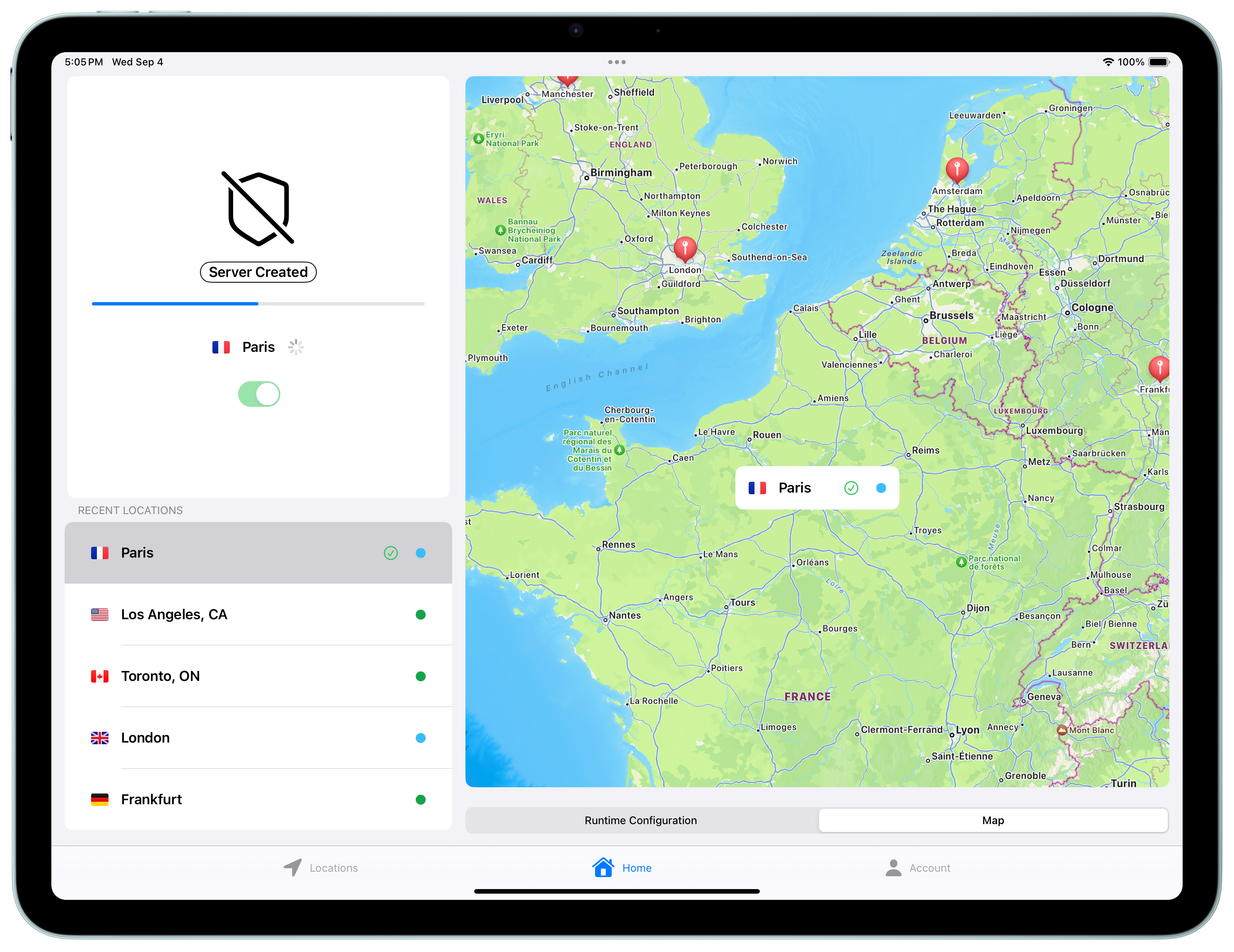 Honolulu VPN on iPad